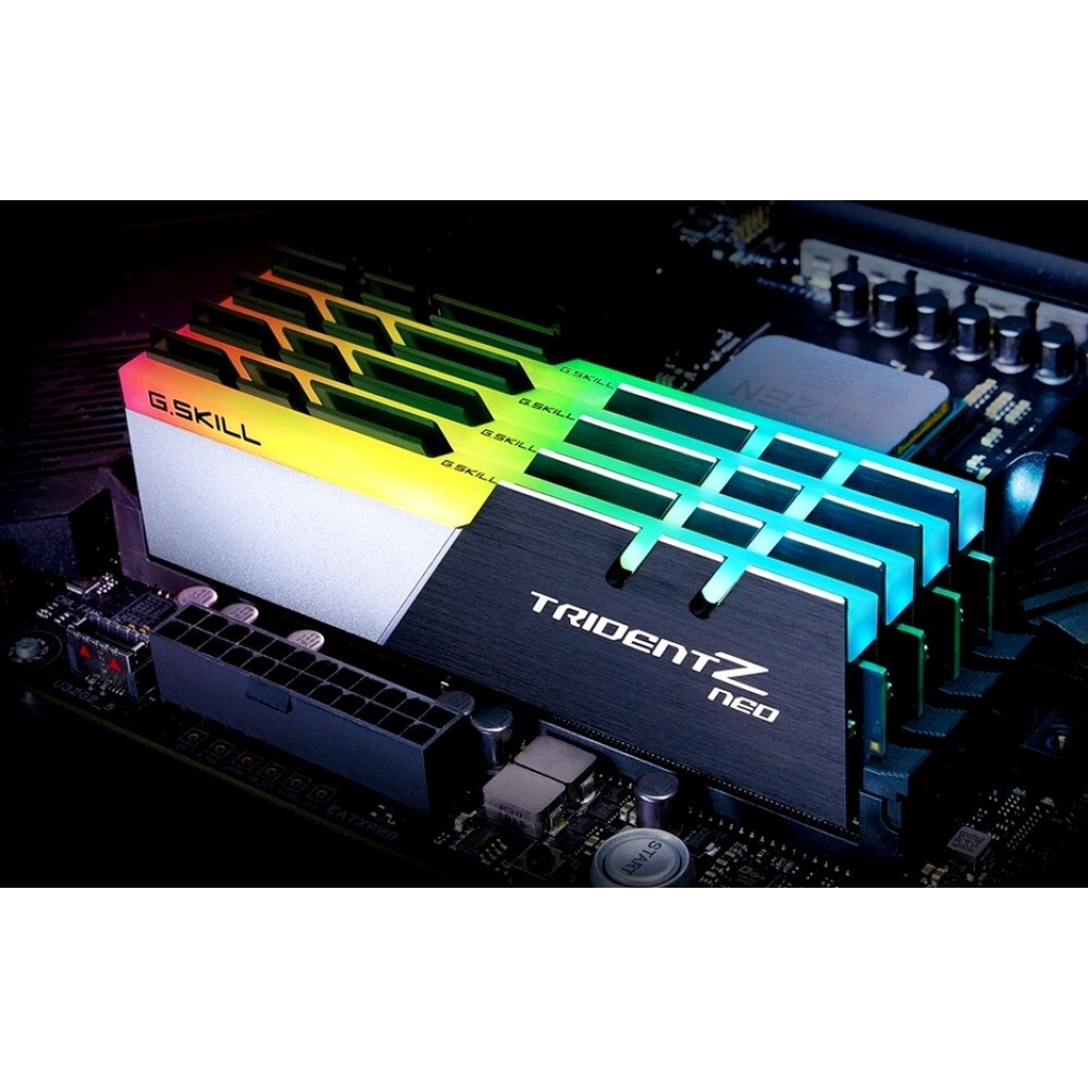 Оперативная память AMD Radeon R9, DDR4, 32GB (2x16GB), 3200MHz, CL16, DIMM, с радиатором, черный