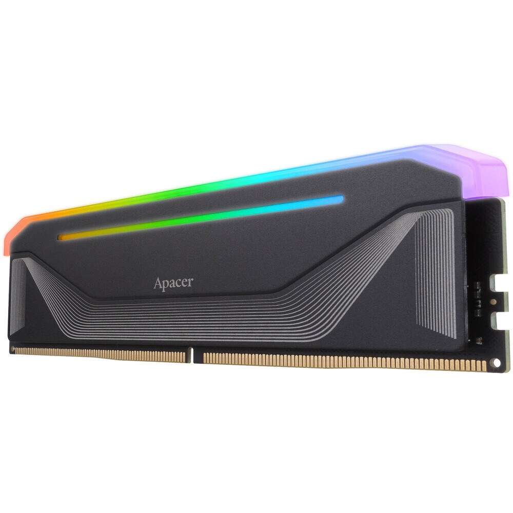 Модуль памяти Apacer DDR5  32GB  6400MHz DIMM NOX RGB Black Gaming Memory CL32 1.4V Kit (2x16GB) (Re