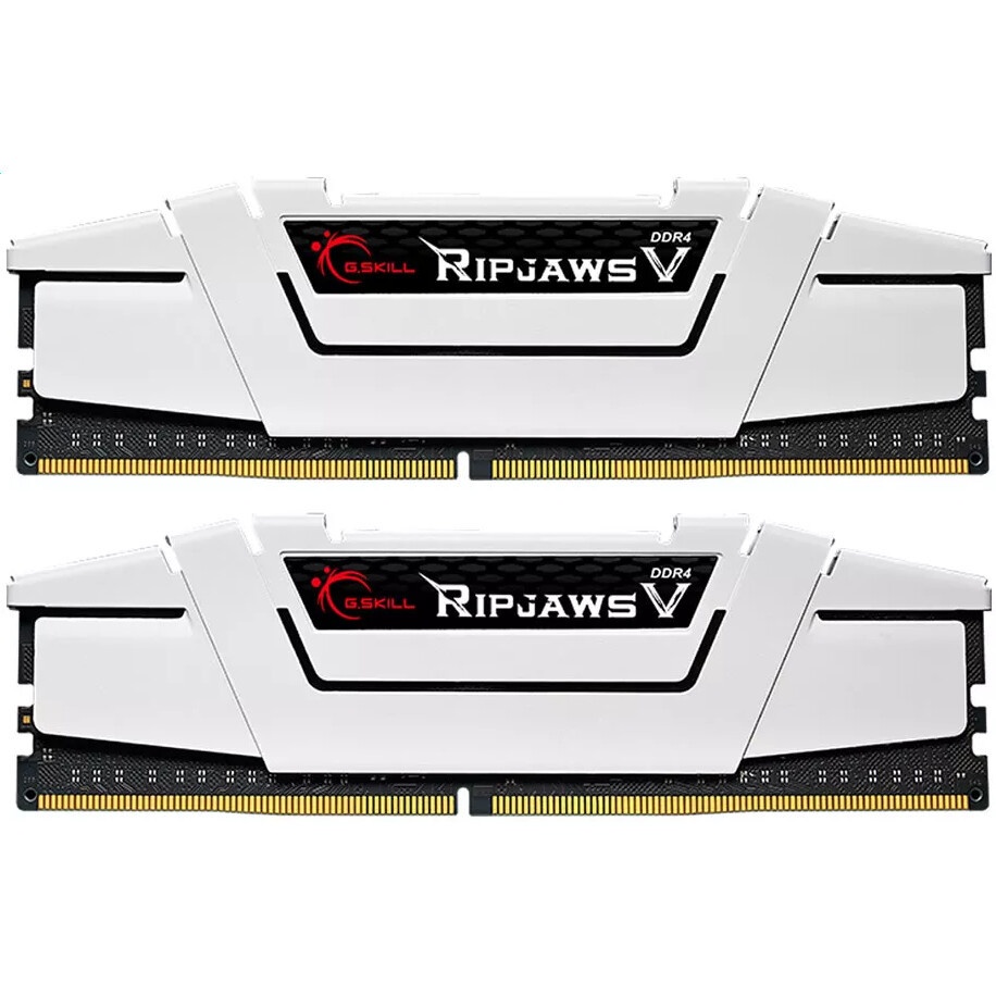 Модуль памяти G.SKILL RIPJAWS V 32GB 3600МГц DDR4 CL18 DIMM (Kit of 2x16GB) 1.35V White