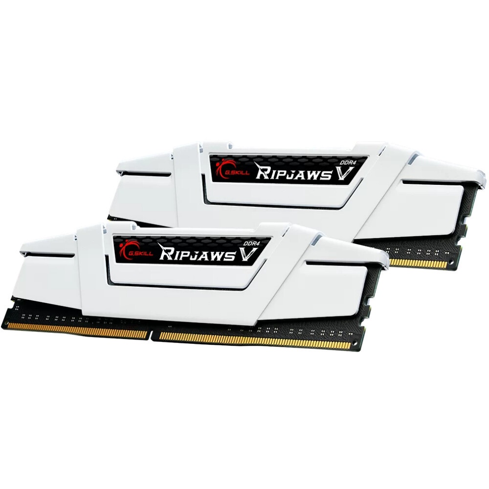 Модуль памяти G.SKILL RIPJAWS V 32GB 3600МГц DDR4 CL18 DIMM (Kit of 2x16GB) 1.35V White