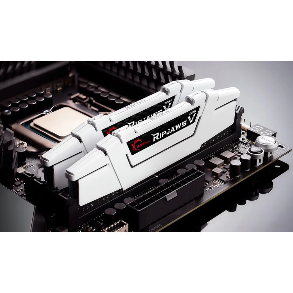 Модуль памяти G.SKILL RIPJAWS V 32GB 3600МГц DDR4 CL18 DIMM (Kit of 2x16GB) 1.35V White