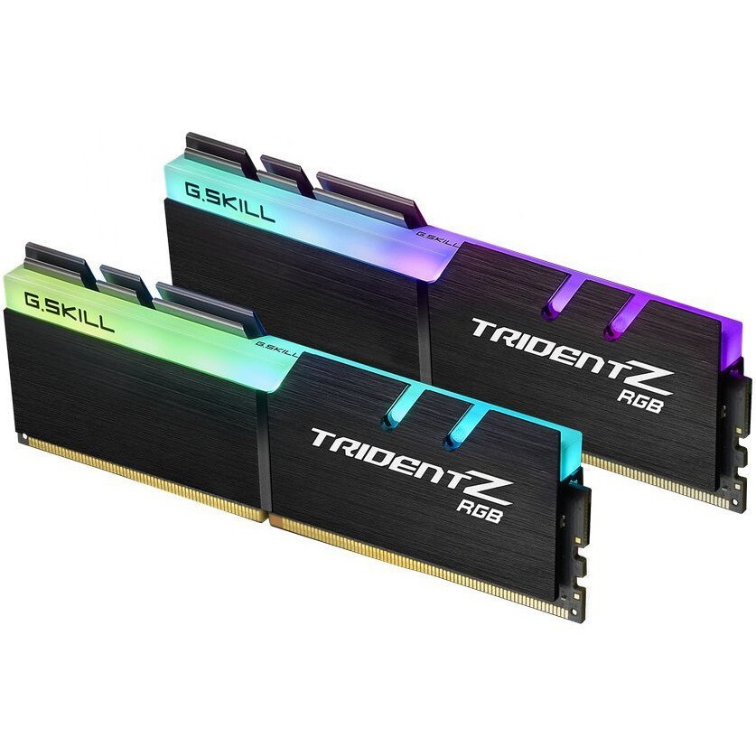 Модуль памяти  G.SKILL TRIDENT Z RGB DIMM DDR4 32GB (2x16GB kit) 3600MHz CL18 1.35V / F4-3600C18D-32