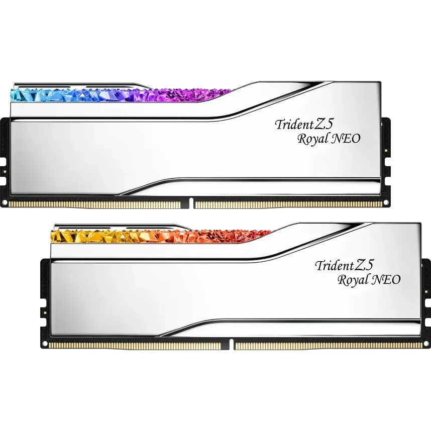 Модуль памяти G.SKILL RIPJAWS M5 RGB 64GB 6000МГц DDR5 CL30 DIMM (Kit of 2x32GB) 1.4V XMP 3.0, Black