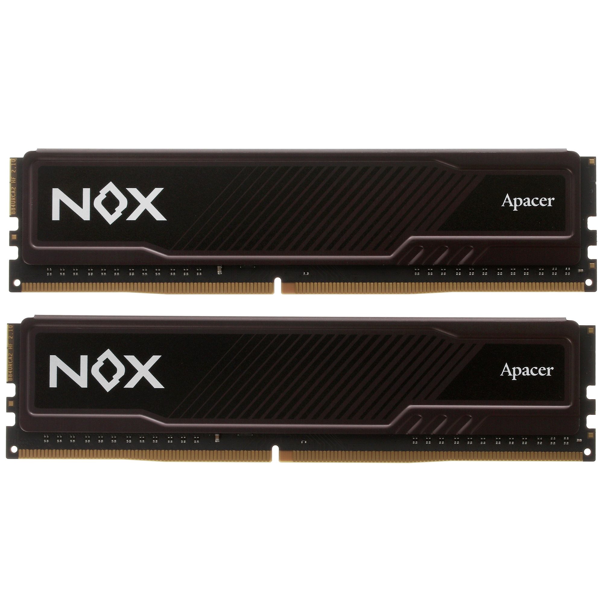 Оперативная память Apacer, DDR4, 16GB (2x8GB), 3200 MHz, CL16, DIMM, с радиатором, черный