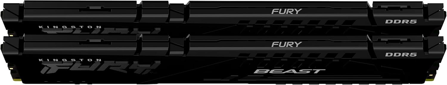 Память оперативная Kingston 64GB 5600MT/s DDR5 CL40 DIMM (Kit of 2) FURY Beast Black