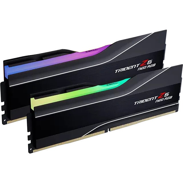Модуль памяти G.SKILL RIPJAWS M5 RGB 32GB 6000МГц DDR5 CL30 DIMM (Kit of 2x16GB) 1.35V XMP 3.0, Blac