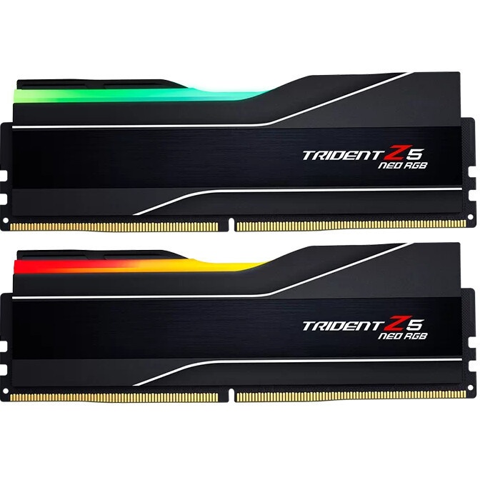 Модуль памяти G.SKILL TRIDENT Z5 NEO RGB 32GB 6000МГц DDR5 CL30 DIMM (Kit of 2x16GB) 1.35V EXPO, Bla