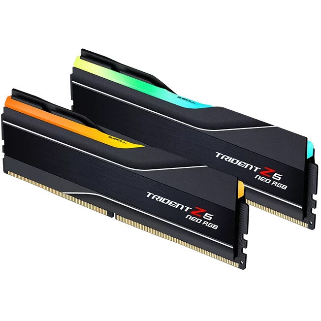 Модуль памяти G.SKILL TRIDENT Z5 NEO RGB 32GB 6000МГц DDR5 CL30 DIMM (Kit of 2x16GB) 1.35V EXPO, Bla