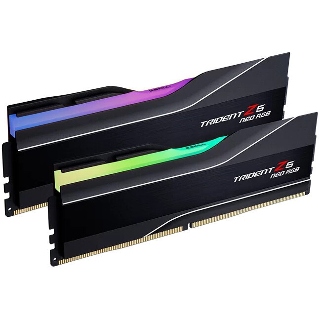 Модуль памяти G.SKILL TRIDENT Z5 NEO RGB 32GB 6000МГц DDR5 CL30 DIMM (Kit of 2x16GB) 1.35V EXPO, Bla