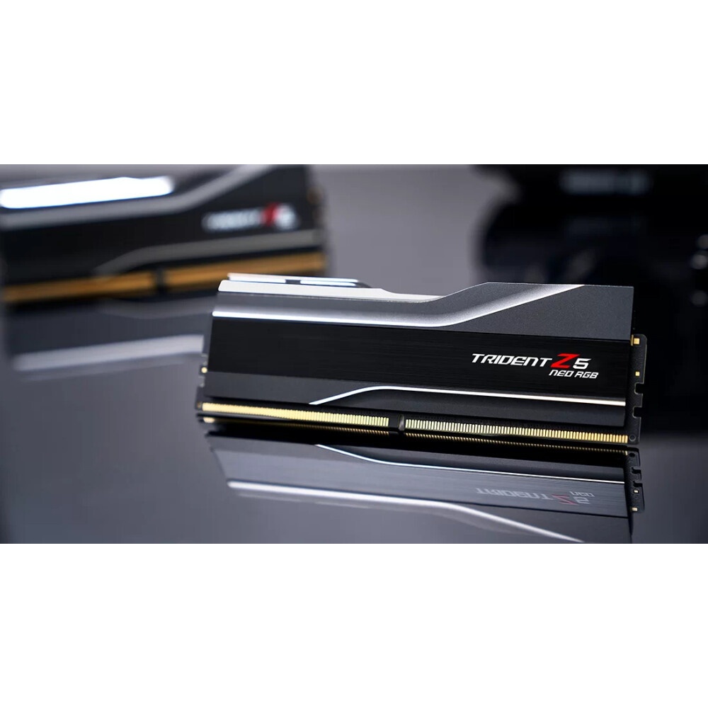 Модуль памяти G.SKILL TRIDENT Z5 NEO RGB 32GB 6000МГц DDR5 CL30 DIMM (Kit of 2x16GB) 1.35V EXPO, Bla