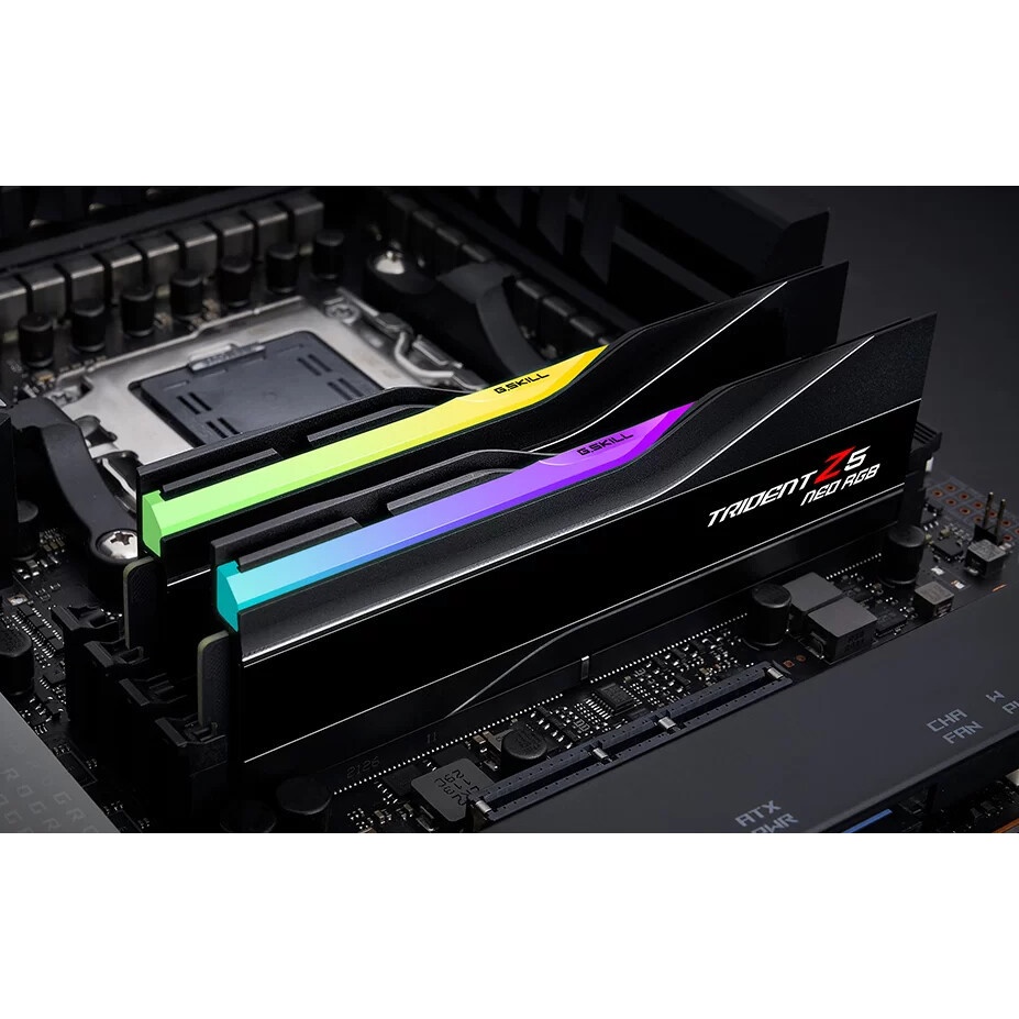 Модуль памяти G.SKILL TRIDENT Z5 NEO RGB 32GB 6000МГц DDR5 CL30 DIMM (Kit of 2x16GB) 1.35V EXPO, Bla