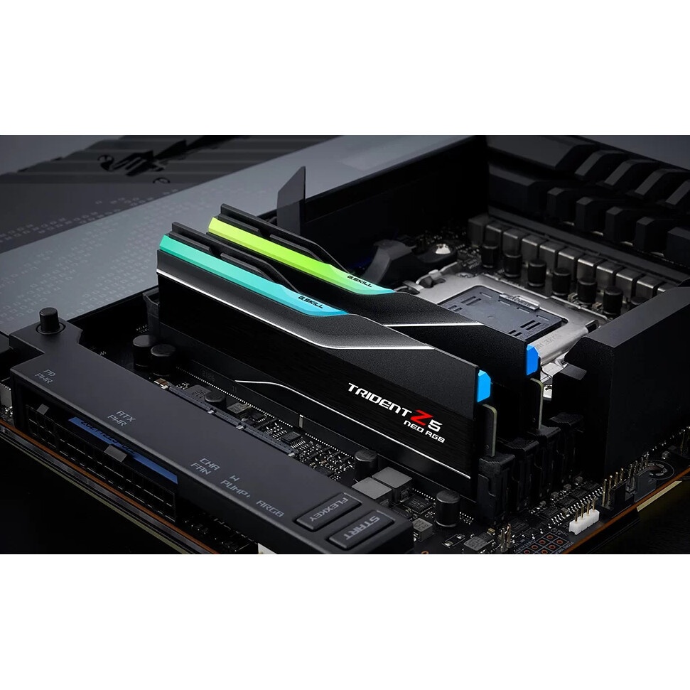 Модуль памяти G.SKILL TRIDENT Z5 NEO RGB 32GB 6000МГц DDR5 CL30 DIMM (Kit of 2x16GB) 1.35V EXPO, Bla