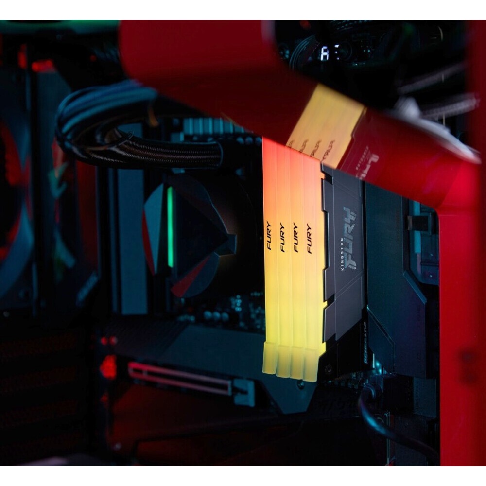 Оперативная память AMD Radeon R9, DDR4, 16GB (2x8GB), 3200MHz, CL16, DIMM, с радиатором, черный