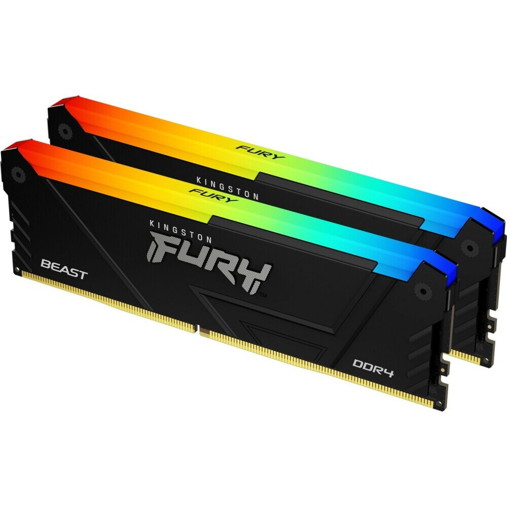 Оперативная память AMD Radeon R9, DDR4, 16GB (2x8GB), 3200MHz, CL16, DIMM, с радиатором, черный