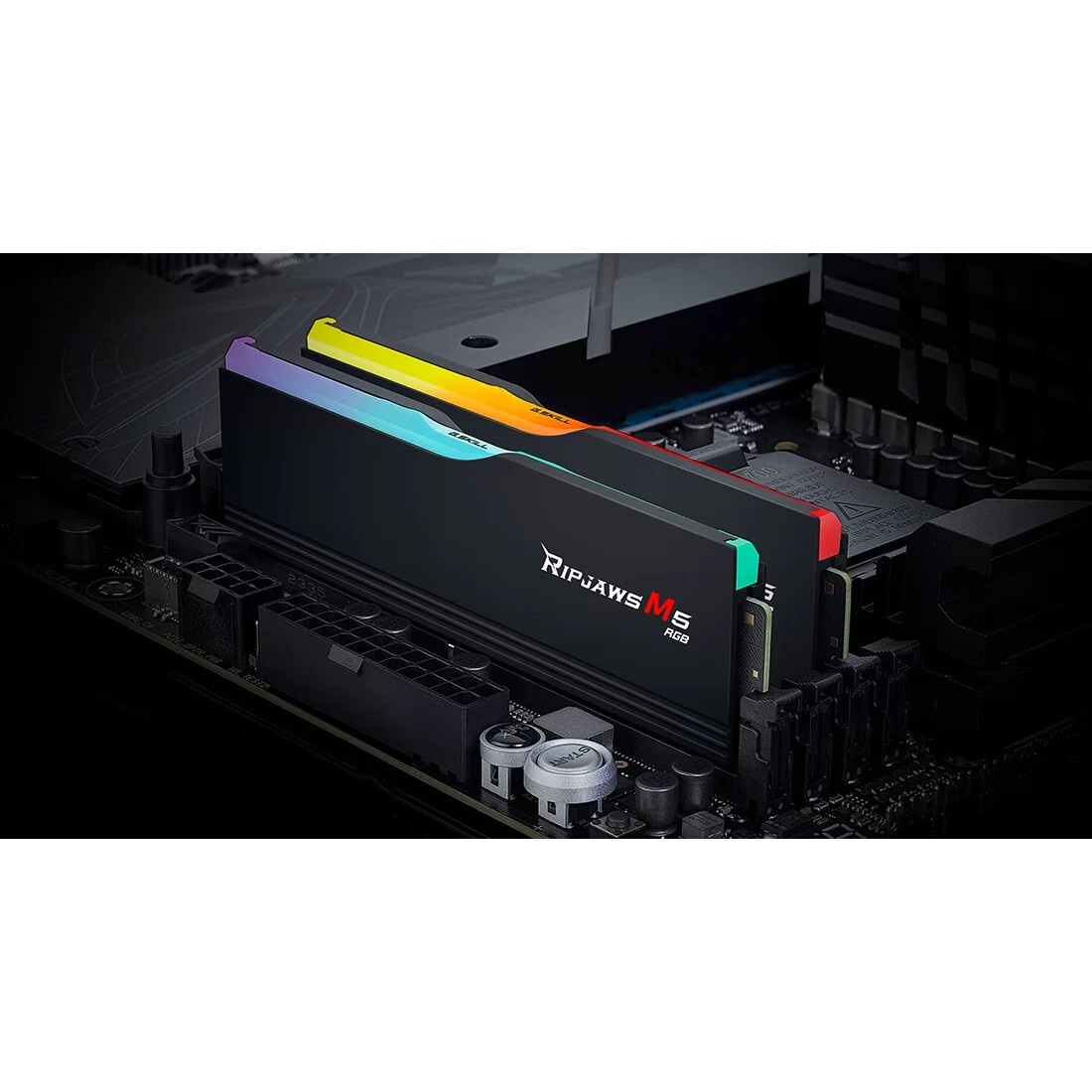 Модуль памяти G.SKILL RIPJAWS M5 RGB 32GB 6000МГц DDR5 CL36 DIMM (Kit of 2x16GB) 1.35V XMP 3.0/EXPO,