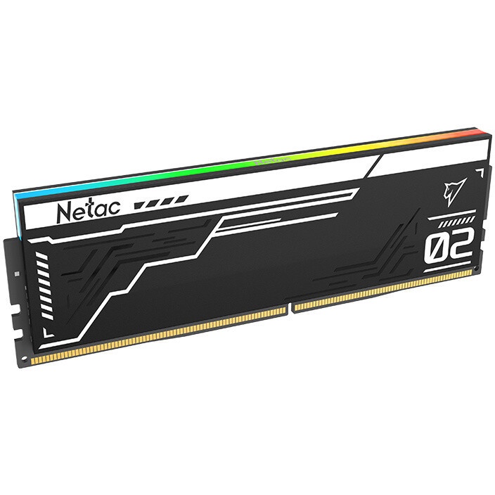 Память Netac Shadow II RGB DDR 5 DIMM 32Gb (16Gbx2) 6200Mhz, C32 NTS2D5P62DP-32K