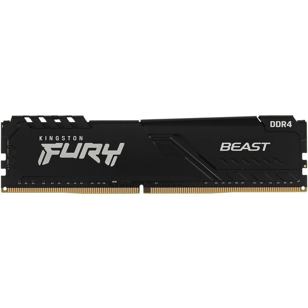 Модуль памяти Kingston OEM 16GB Kingston DDR4 2666 DIMM FURY Beast Black Gaming Memory KF426C16BBK4/