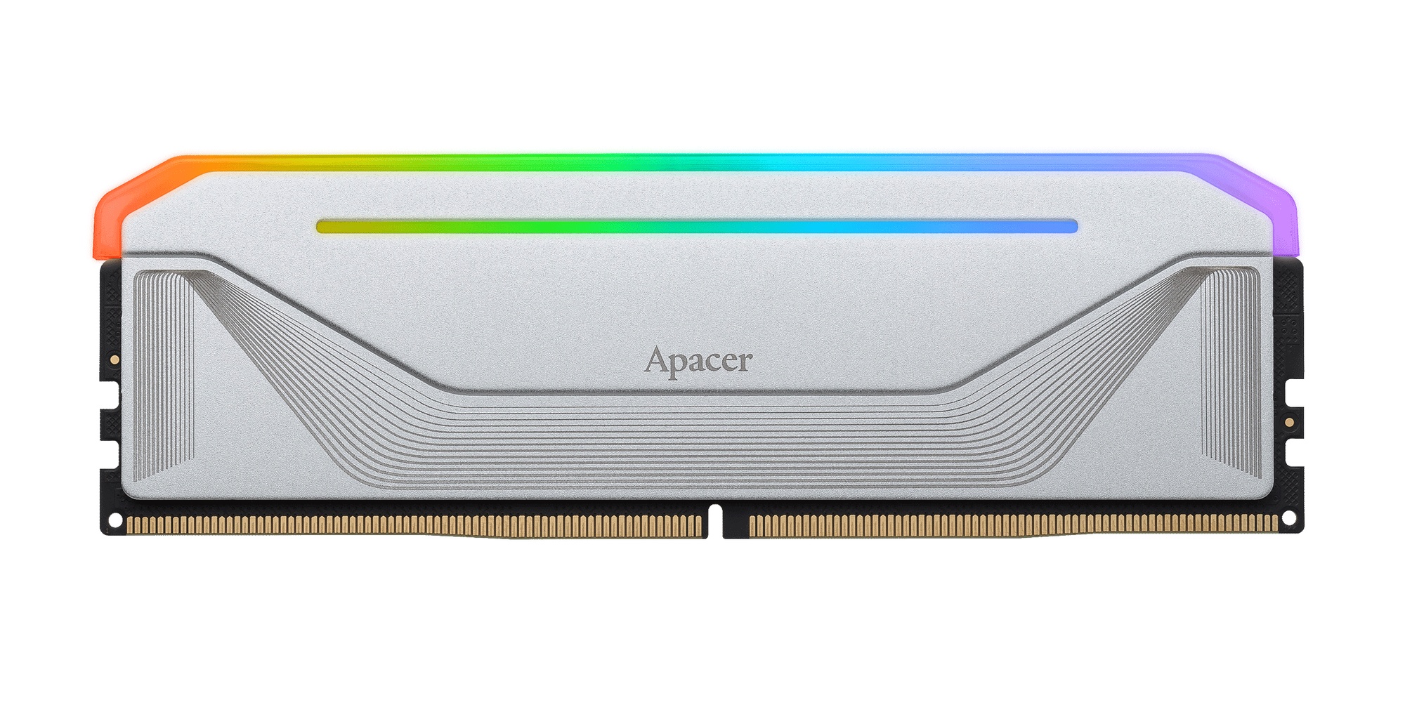 Оперативная память Apacer Nox, DDR5, 64GB (2x32GB), 6400MHz, CL32, DIMM, с радиаторами, RGB, белый