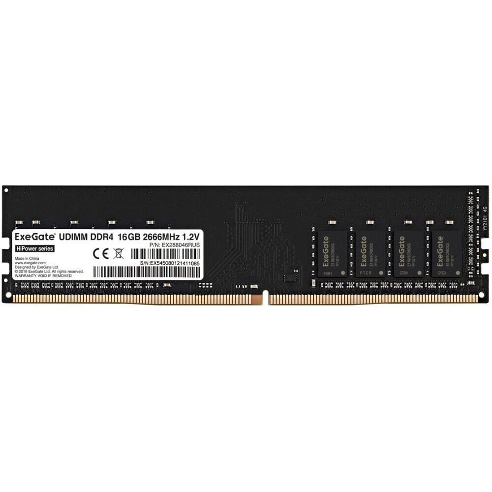 Модуль памяти ADATA 16GB DDR4 2666 U-DIMM Premier AD4U266616G19-BGN, CL19, 1.2V Bulk (ОЕМ)