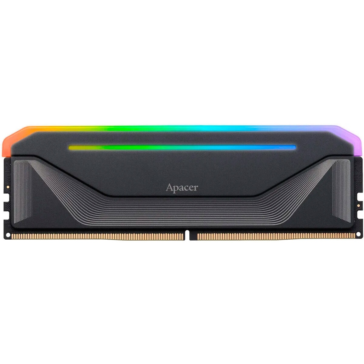 Оперативная память Apacer Nox, DDR5, 64GB (2x32GB), 6400MHz, CL36, DIMM, с радиаторами, RGB, черный