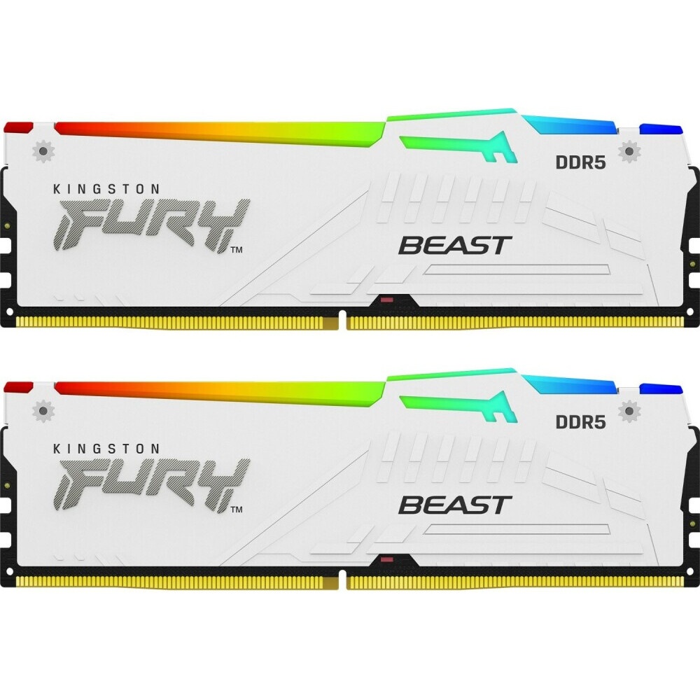 Оперативная память Kingston 64GB 5200MT/s DDR5 CL40 DIMM (Kit of 2) FURY Beast Black