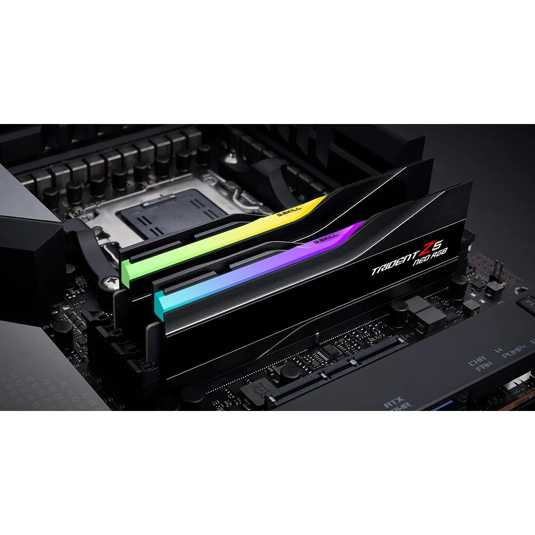 Модуль памяти G.SKILL RIPJAWS M5 NEO RGB 32GB 6000МГц DDR5 CL30 DIMM (Kit of 2x16GB) 1.35V EXPO, Bla