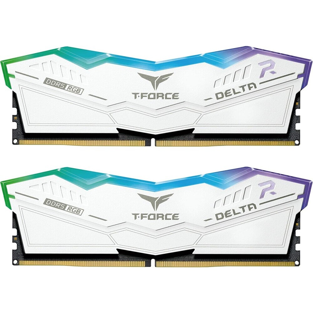 Модуль памяти CORSAIR 64GB 6000МГц DDR5 CL30 DIMM (Kit of 2x32GB) XMP 3.0, Vengeance RGB White