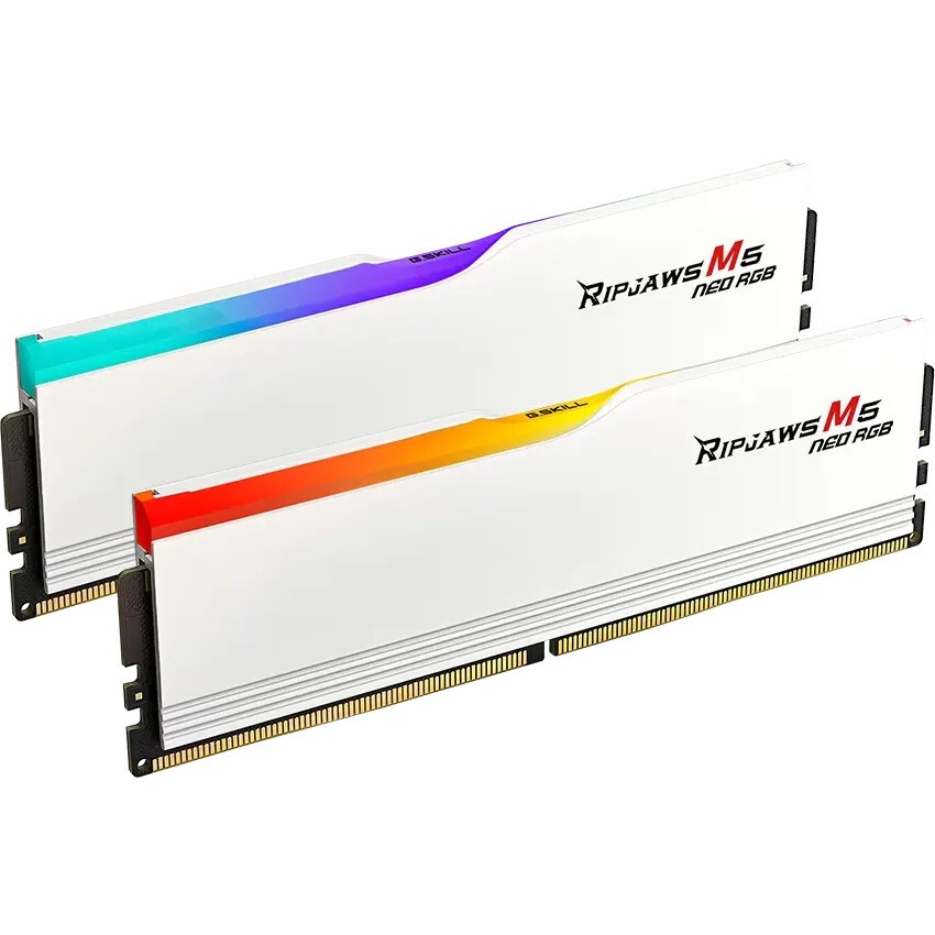 Модуль памяти CORSAIR 64GB 6000МГц DDR5 CL30 DIMM (Kit of 2x32GB) XMP 3.0, Vengeance RGB White