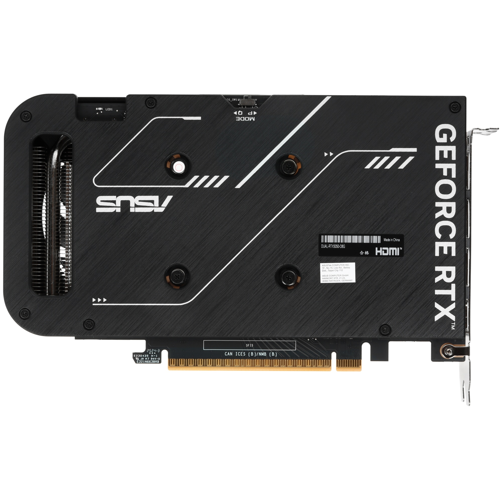 Видеокарта Asus DUAL-RTX5050-O8G