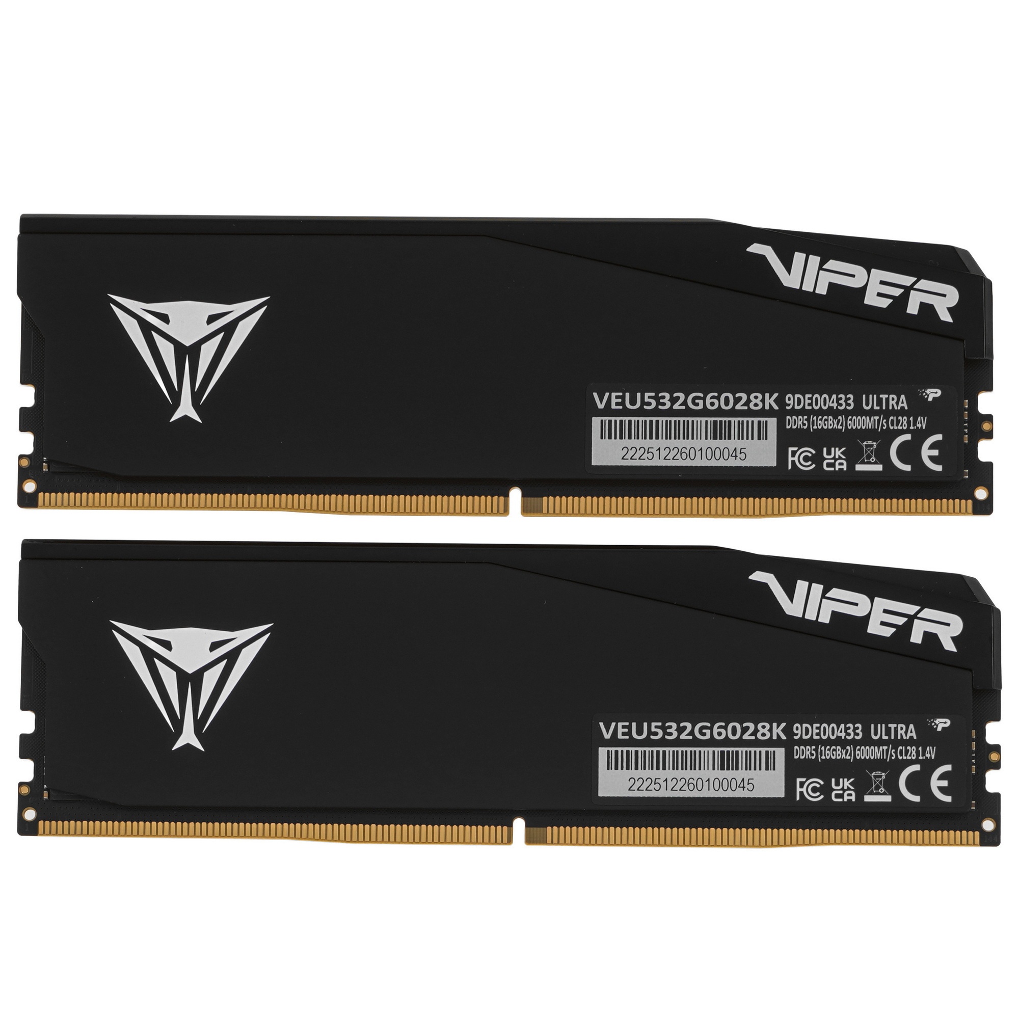 Оперативная память Patriot Memory Viper Elite 5 Ultra RTL Gaming VEU532G6028K DDR5 2x16GB 6000MHz PC