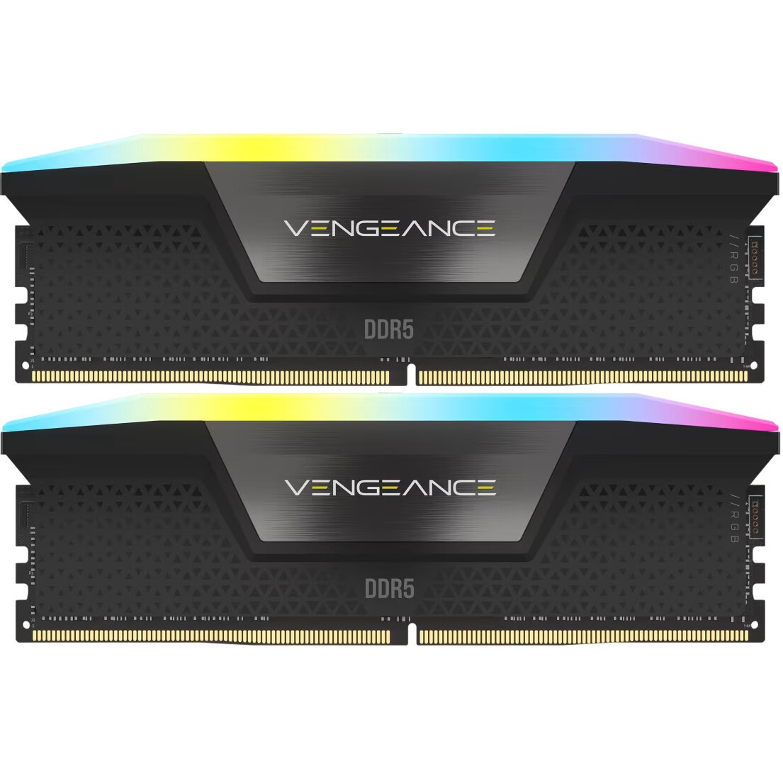 Оперативная память CORSAIR Vengeance RGB 128GB (2 x 64GB) 288-Pin PC RAM DDR5 6400 (PC5 51200) Deskt