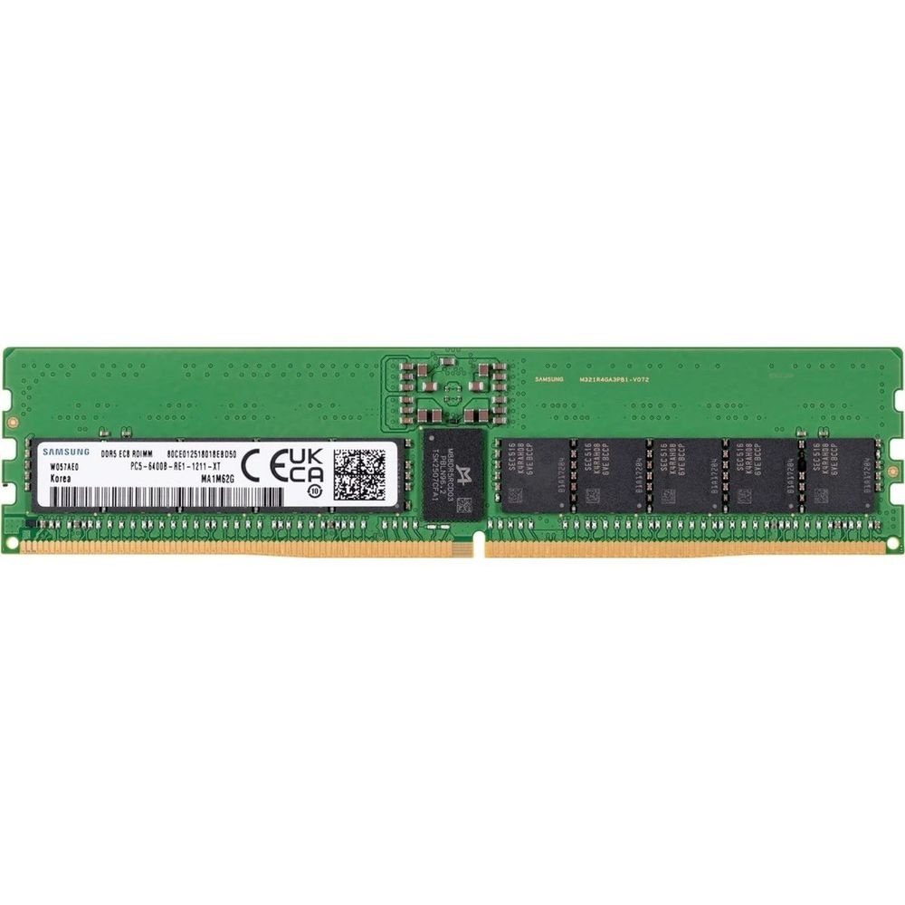 Оперативная память Samsung DDR5 16GB RDIMM 6400 Mbps (1Rx8) ECC Reg 1.1V (M321R2GA3EB2-CCP), 1 year,