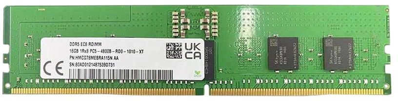 Оперативная память Hynix DDR5 16GB RDIMM 4800Mbps ECC Registered x8, 1 year, OEM