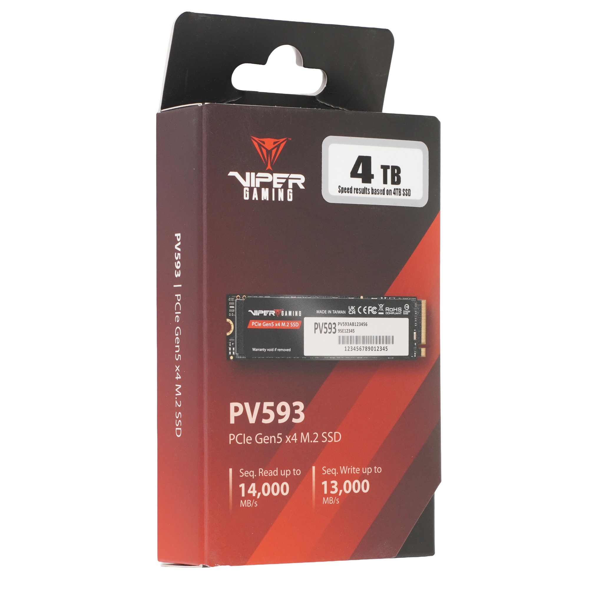 Твердотельный накопитель SSD M.2 Viper 4.0Tb VP593 Series  (PCI-E 5.0 x4, up to 14000