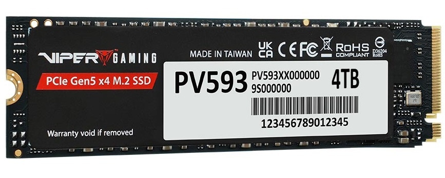 Твердотельный накопитель SSD M.2 Viper 4.0Tb VP593 Series  (PCI-E 5.0 x4, up to 14000