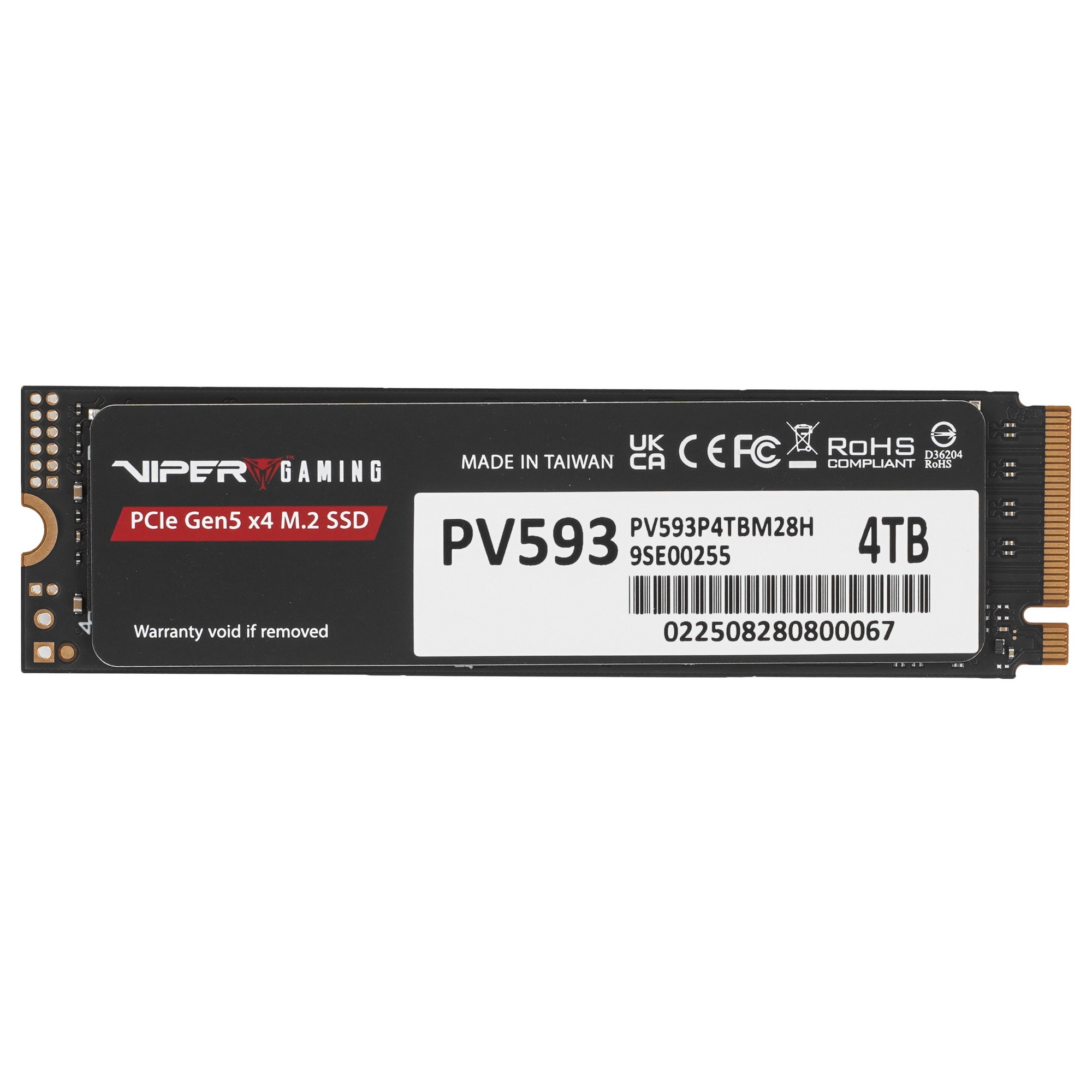 Твердотельный накопитель SSD M.2 Viper 4.0Tb VP593 Series  (PCI-E 5.0 x4, up to 14000