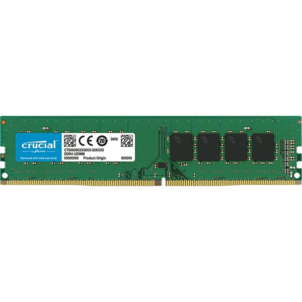 Память Crucial 8GB DDR4 3200MHz (PC4-25600) CL22 SR x8 Unbuffered DIMM 288pin