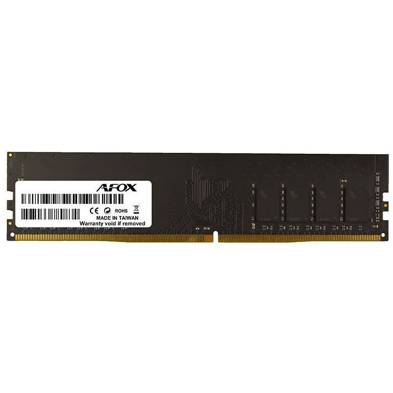 Модуль памяти Afox 8GB DDR4 3200Mhz DIMM Single Channel Package (1x8GB) , PC4-25600, 288-Pin, Non-EC