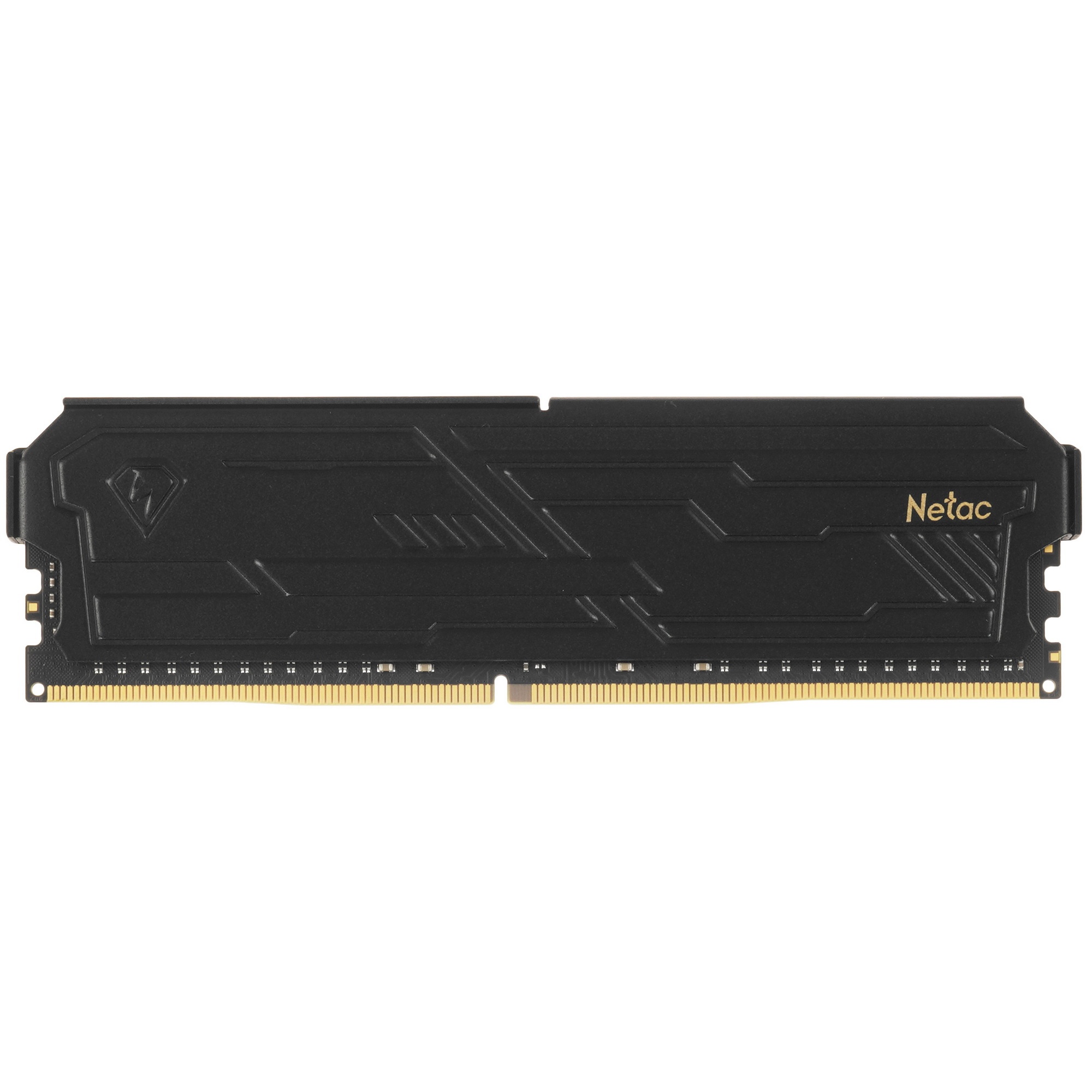 Оперативная память Netac DDR4 Shadow III Black 16Gb, 2666Mhz, [NTSHD4P26SP-16K] CL19, с радиатором