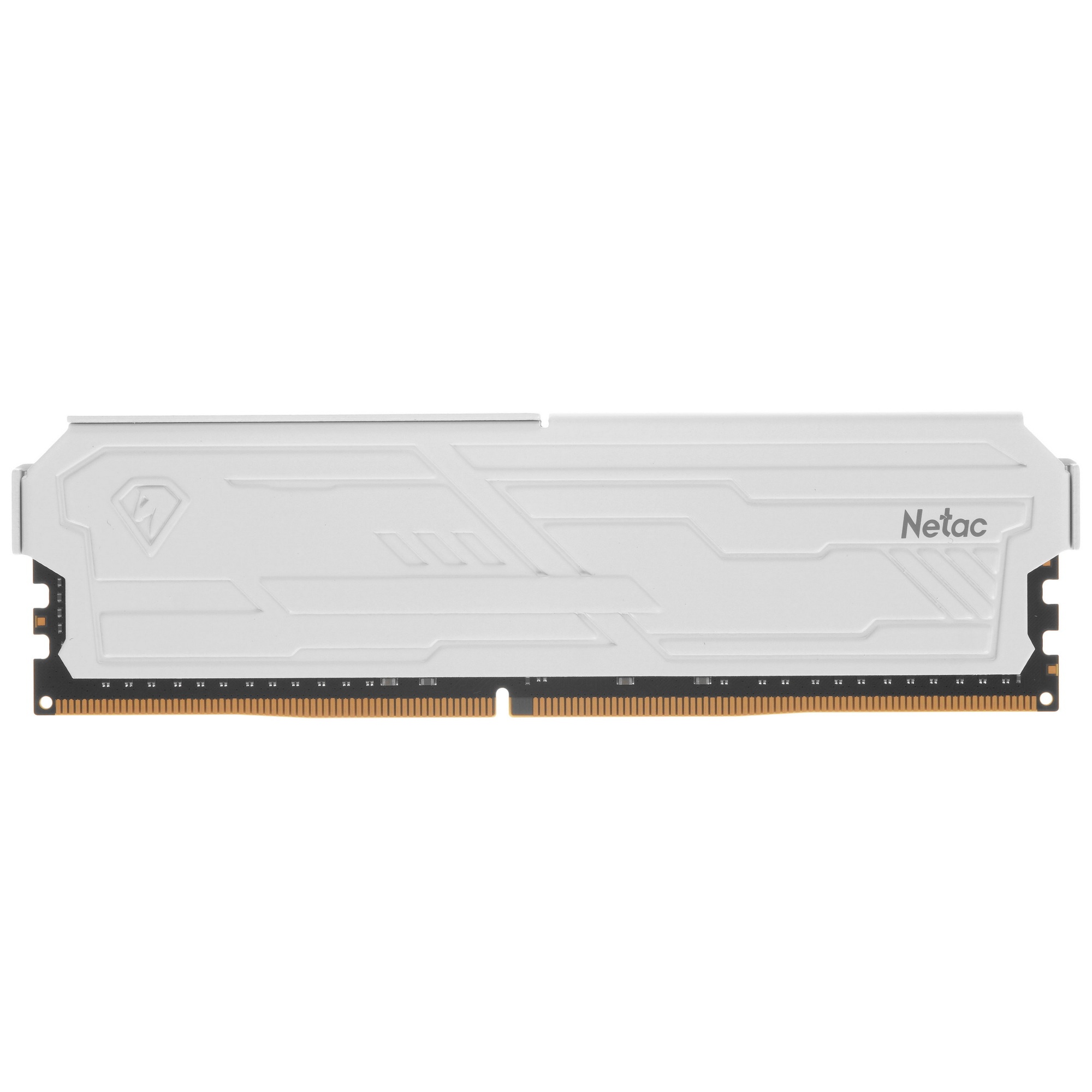 Оперативная память Netac DDR4 Shadow III White 16Gb, 2666Mhz, [NTSHD4P26SP-16W] CL19, с радиатором