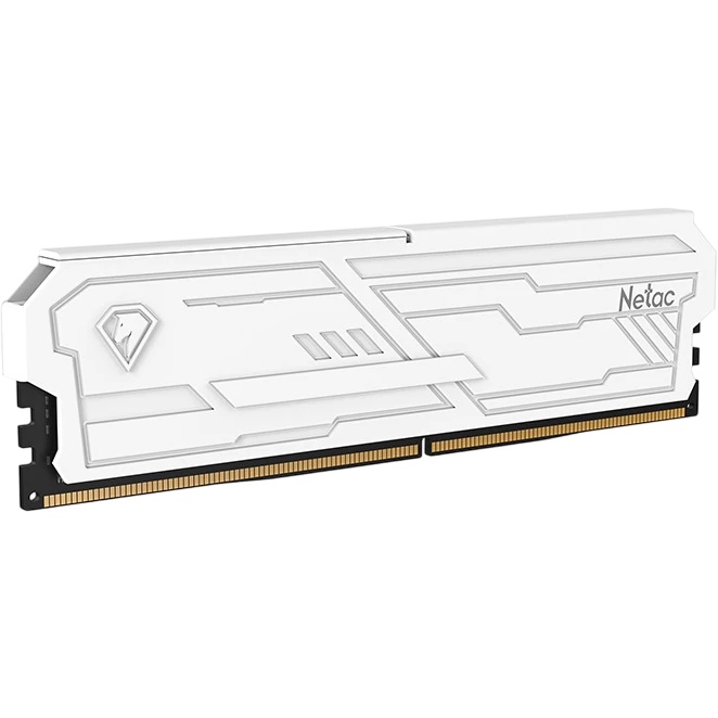 Оперативная память Netac DDR4 Shadow III White 16Gb, 2666Mhz, [NTSHD4P26SP-16W] CL19, с радиатором