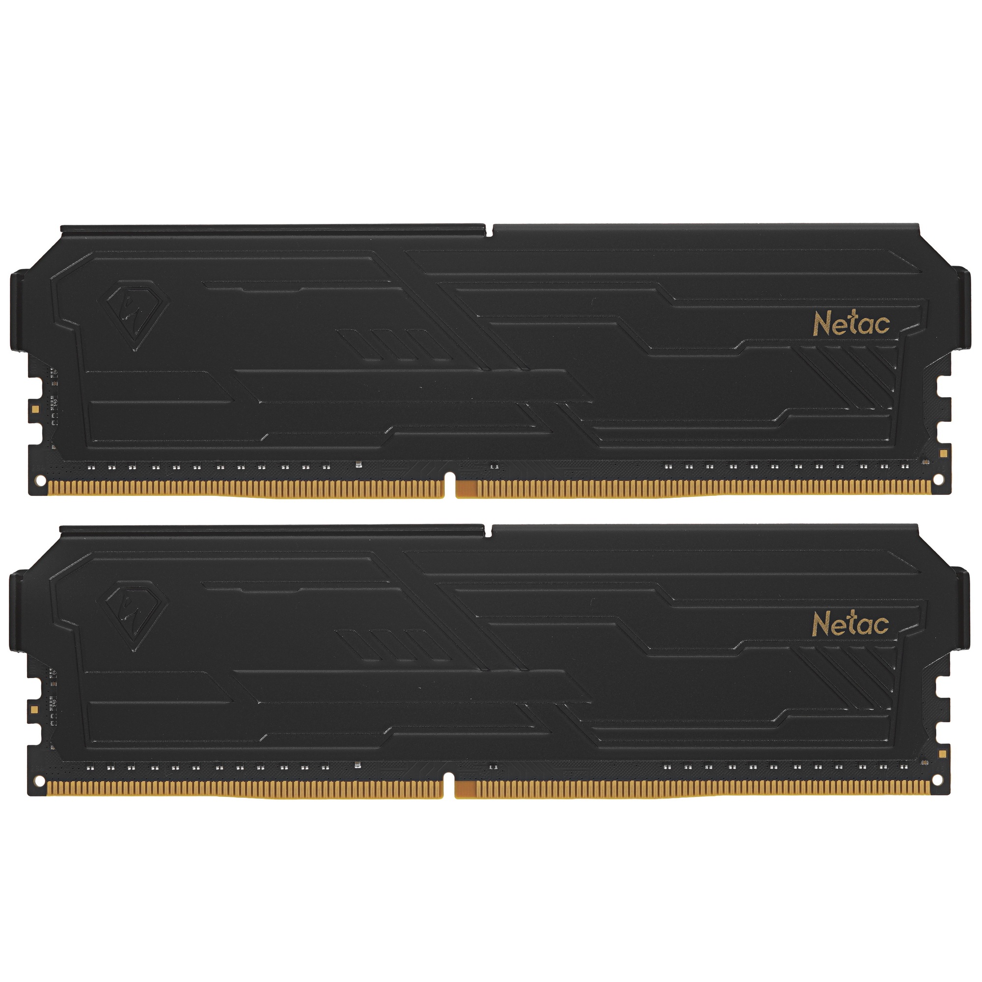 Оперативная память Netac DDR4 Shadow III Black 16Gb, 2666Mhz, [NTSHD4P26DP-16K] CL19, с радиатором