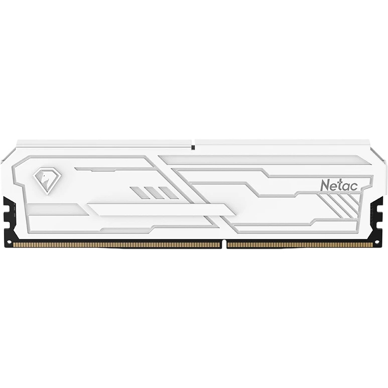 Оперативная память Netac DDR4 Shadow III White 8Gb, 2666Mhz, [NTSHD4P26SP-08W] CL19, с радиатором