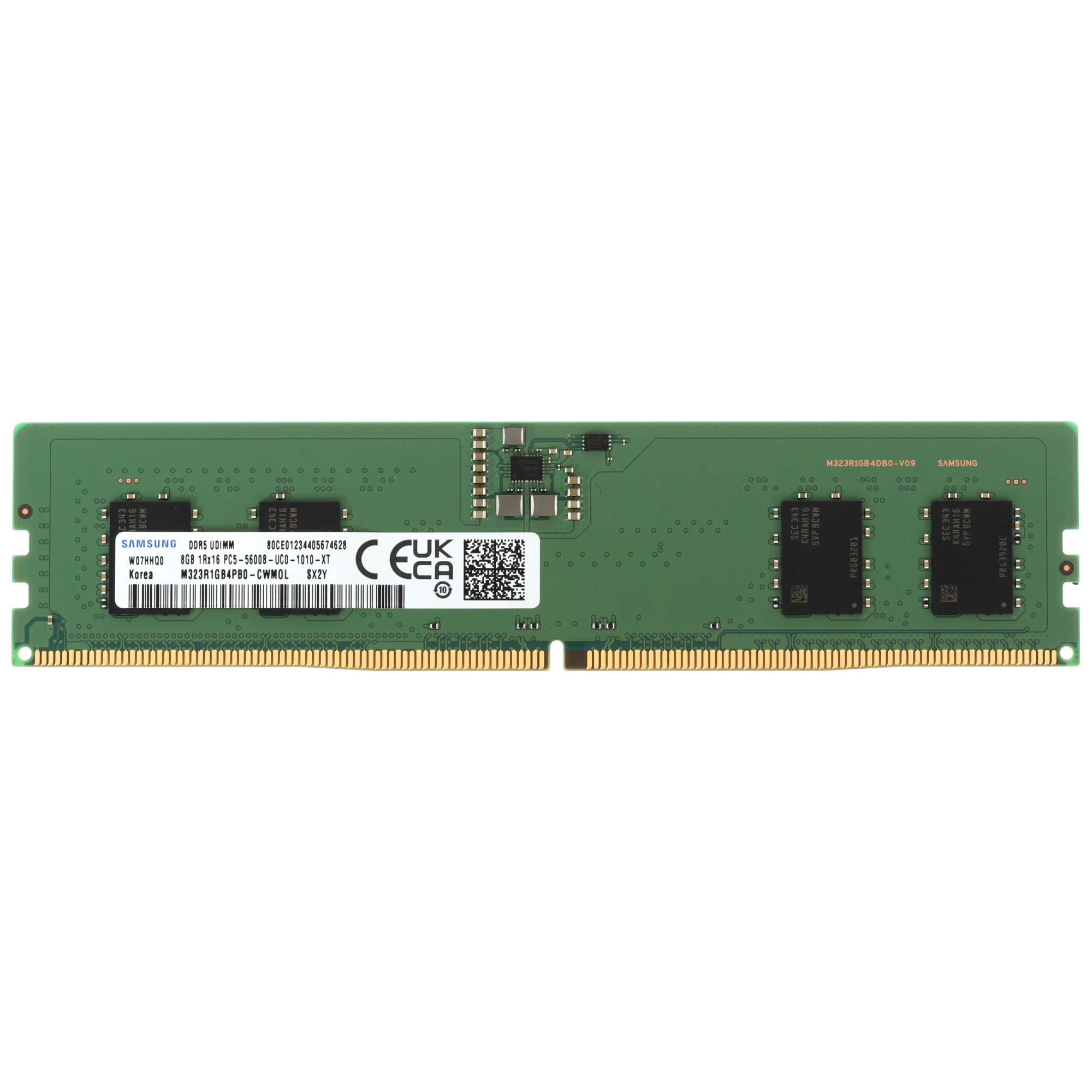 Оперативная память DDR 5 DIMM 8Gb PC44800, 5600Mhz, Samsung original, (M323R1GB4PB0-CWM)