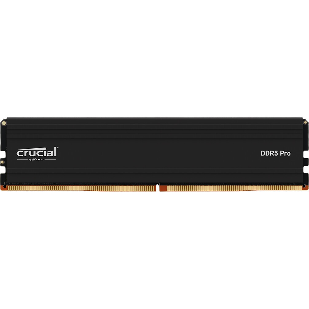 Модуль памяти 16GB Crucial DDR5 5600 UDIMM Pro Black Desktop Memory Non-ECC, CL46, 1.1V, SRx8, RTL