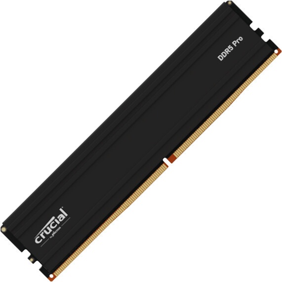 Модуль памяти 16GB Crucial DDR5 5600 UDIMM Pro Black Desktop Memory Non-ECC, CL46, 1.1V, SRx8, RTL