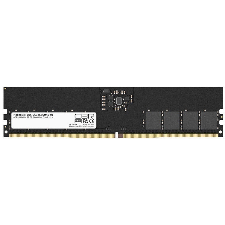 Оперативная память Foxline DDR5, 32Gb, 5600 MHz, CL 46, DIMM