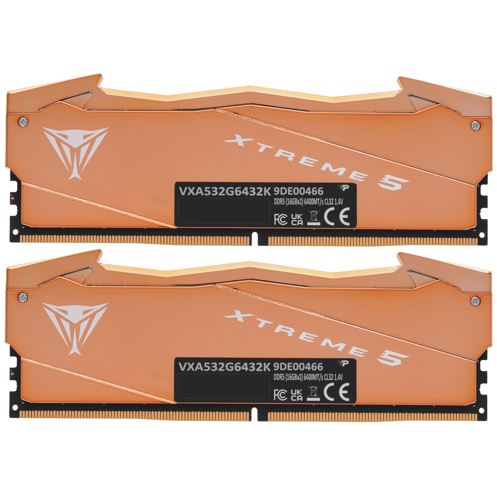 Модуль памяти DIMM DDR5-6400 32GB (16GBx2) PATRIOT VXA532G6432K