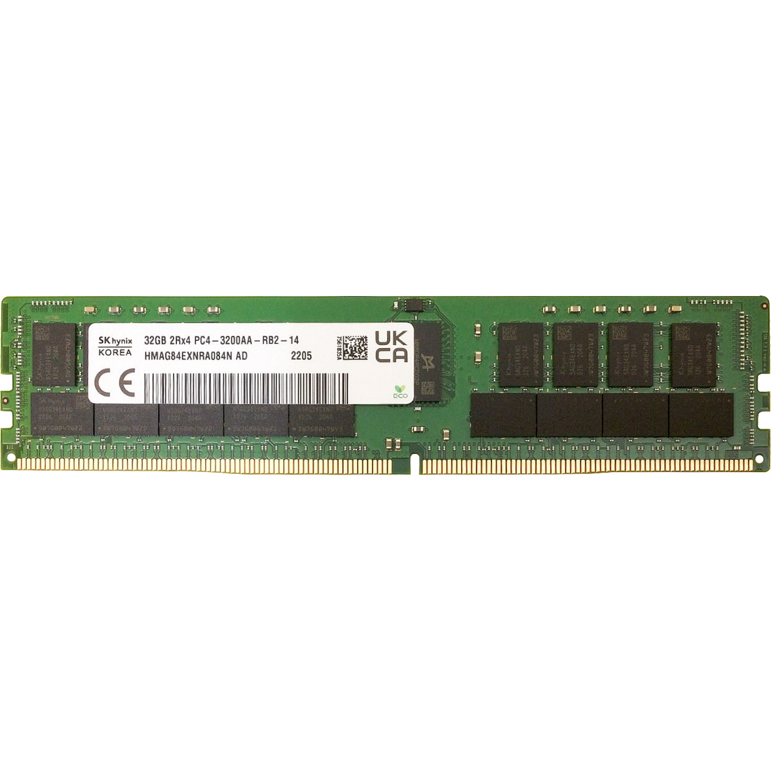 Оперативная память Hynix, DDR4, 32GB (1x32GB), 3200 MHz, CL22, RDIMM