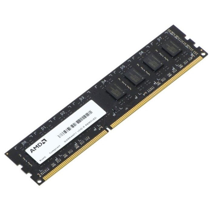 Оперативная память AMD Radeon R3, DDR3, 8Gb (1x8Gb), 1333MHz, CL9, DIMM, OEM